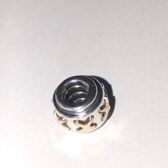 Pandora 14k Cross Stitch X Pattern Charm - Picture 2 of 8